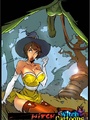 Sexy cartoons. Blowjob for an ogre. - Picture 1