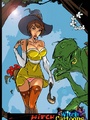 Cartoon porn. Sorceress's twat offered - Picture 1
