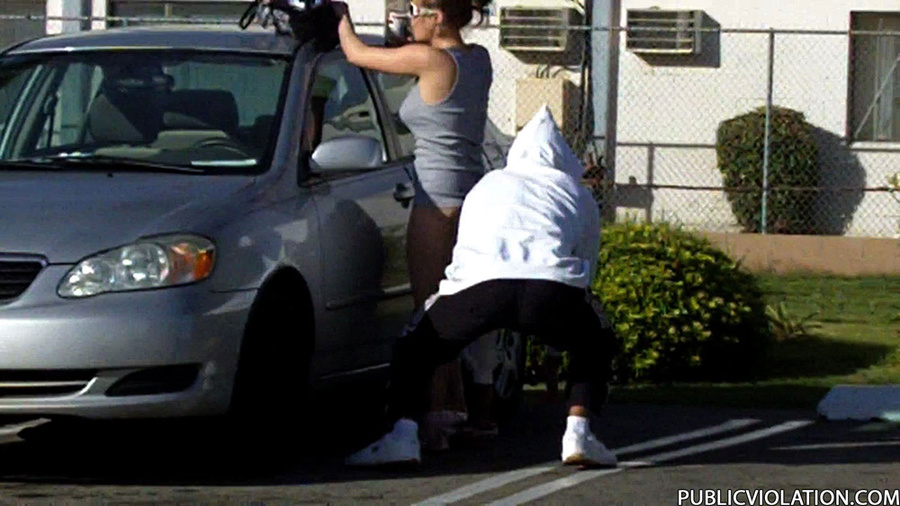Voyeur sex. Girls sharked, stripped and pan - XXX Dessert - Picture 9
