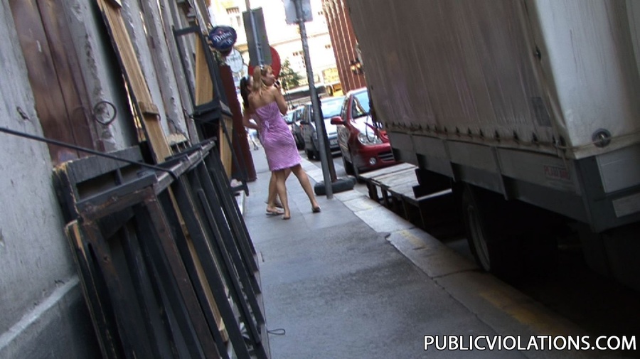 Outdoor public sex. She was kinda asking fo - XXX Dessert - Picture 16