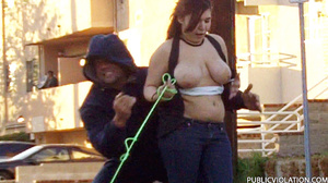 Public porn. Girls sharked, stripped and - Picture 6