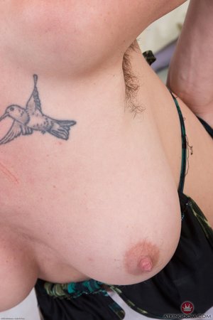 Brunette hirsute