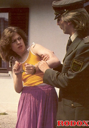 Vintage xxx. Arrested hairy retro chick  - Picture 3
