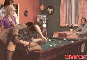 Classic retro porn. Group of hot seventi - Picture 4