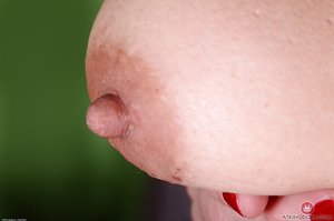 Spreading mature pussy