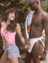 Hardcore xxx fuck. White retro lady gets fucked in her ass by a black