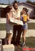 Hairy twat. Seventies senior fucking two cute retro girlies outdoor.