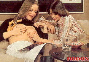 Hairy gallery. Hot vintage lesbians in a - Picture 2