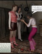 Petite innocent girl tortured with sex toys by two slutty chicks on the