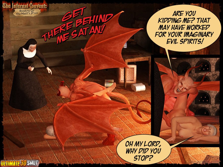 Foul demon lord from 3d comics rough doggy style with horny sister - XXXonXXX - Pic 2