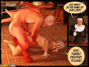 Foul demon lord from 3d comics rough doggy style with horny sister - XXXonXXX - Pic 3