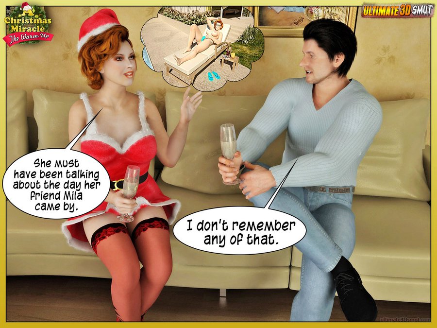 Muscular horny male threesome with two sexy santas all over the floor and couch - XXXonXXX - Pic 2