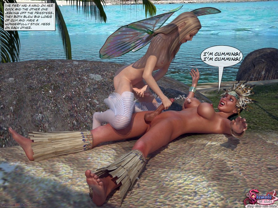 Filty outdoor sex in 3d dickgirl comics, na - XXX Dessert - Picture 1
