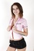 Cute uniform teen
