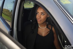 European ebony blowjob