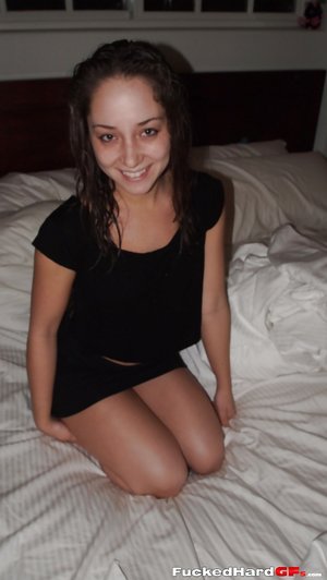 Hard brunette teen amateur - XXXonXXX - Pic 4