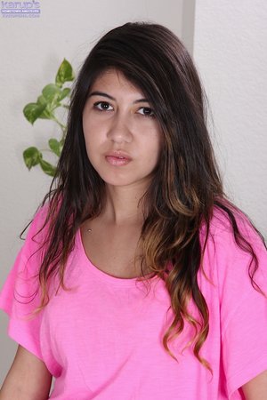 Latina cute brunette teen