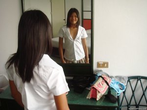 Small tits mirror