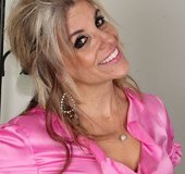 Beautiful sexy brunette housewife