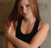 Redhead young boobs