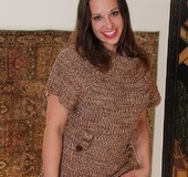 Big tits sexy brunette housewife