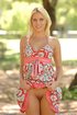 blonde park masturbation