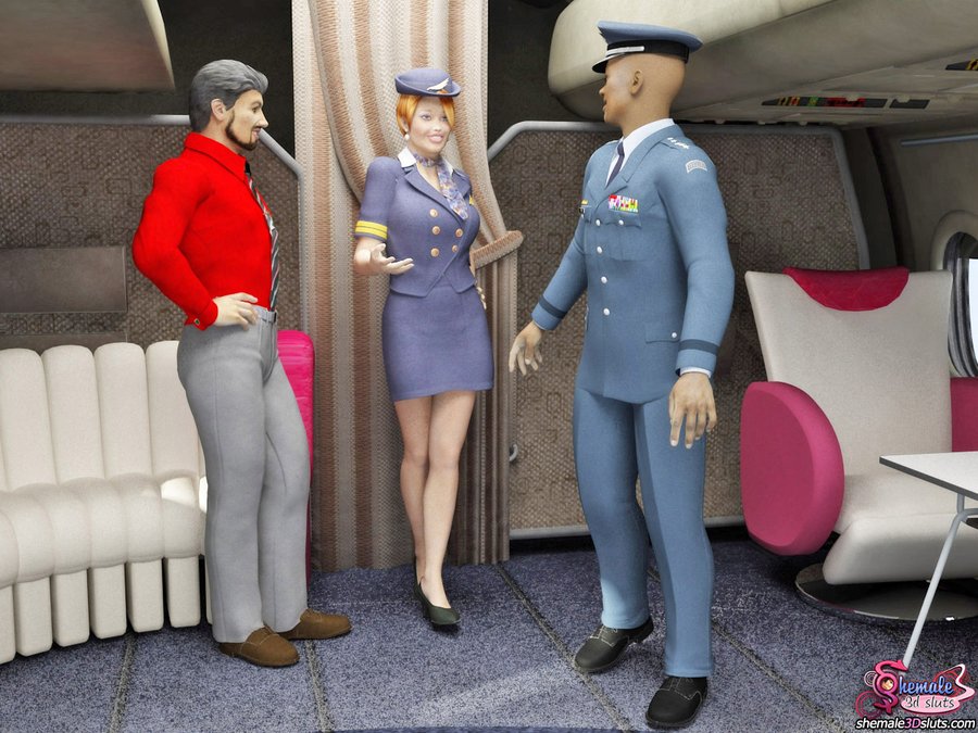 Short haired flight attendant takes her job - XXX Dessert - Picture 1