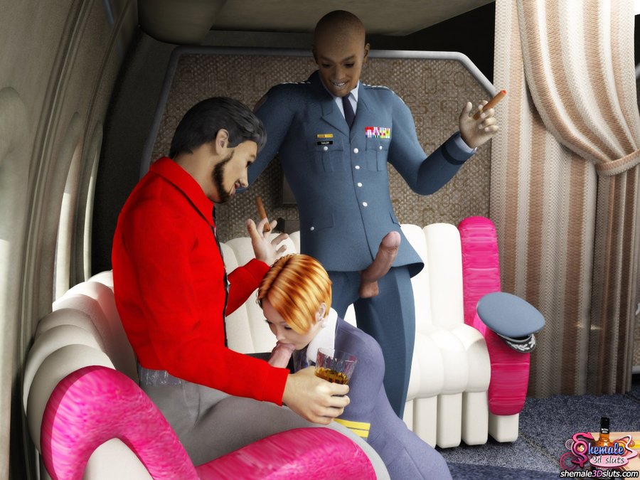 Short haired flight attendant takes her job - XXX Dessert - Picture 2