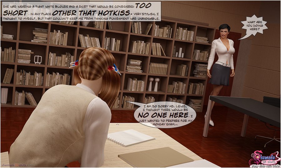 Youngster student with pigtails gets domina - XXX Dessert - Picture 2