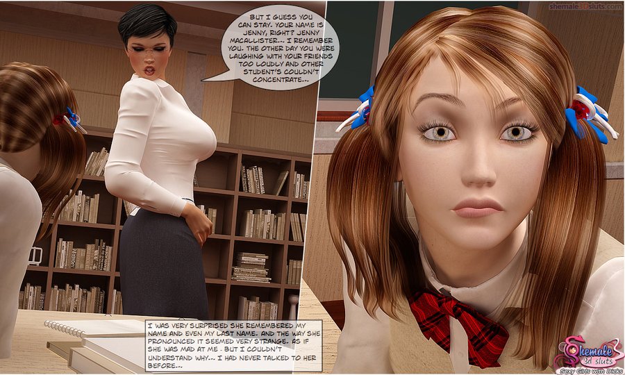 Youngster student with pigtails gets domina - XXX Dessert - Picture 4