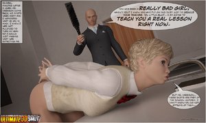 Naughty blonde teacher has rough sex in  - Picture 2