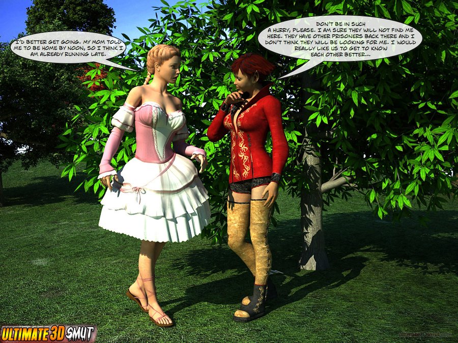 Scissoring and hard cumming outdoors 3d porn cartoon with two horny step  sisters. Picture 1.
