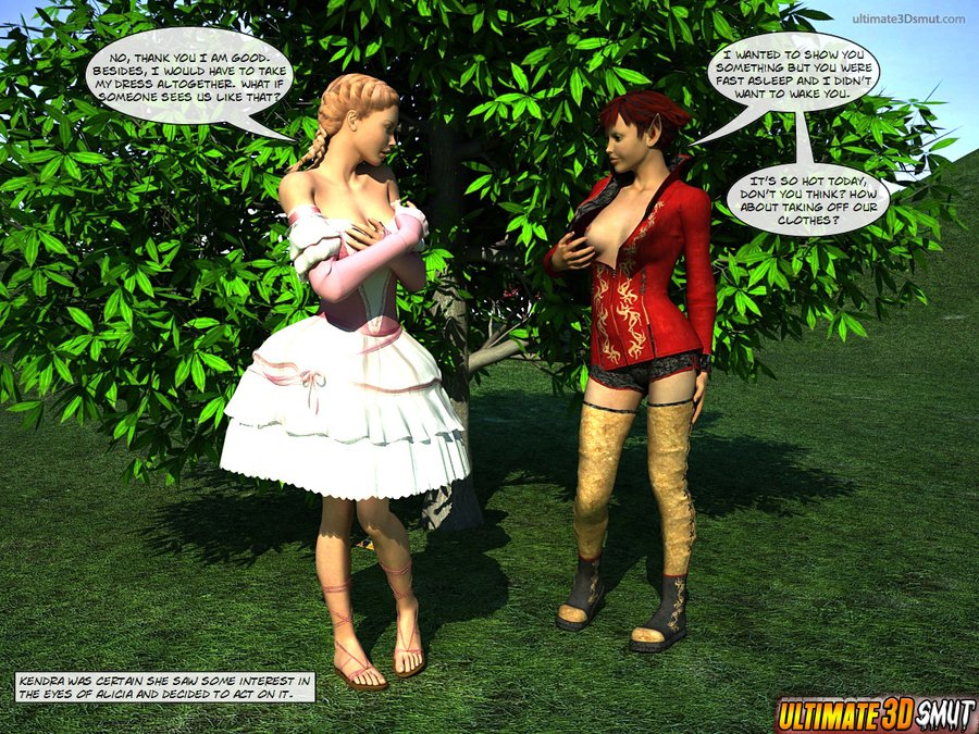 Cute angels in 3d comics get pretty exhausted and keep their mouth full with an alien cock - XXXonXXX - Pic 1