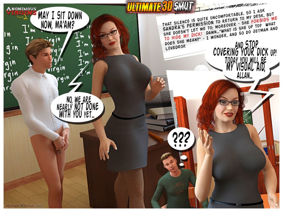 A young boy fingering his redhead teacher's pussy and fucks her nonstop - XXXonXXX - Pic 3