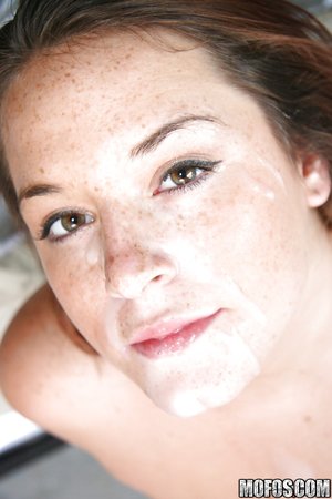 Facial amateur redhead girlfriend - XXX Dessert - Picture 13