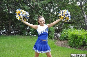 Sexy teen cheerleader