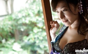 Japanese big tits lingerie
