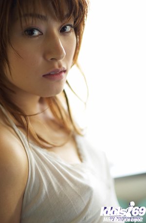 Submissive brunette
