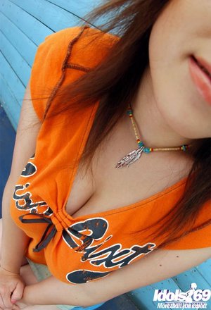 Natural japanese skirt