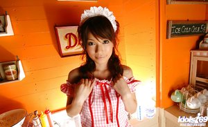 Uniform asian maid