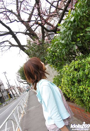 Stripping japanese skirt