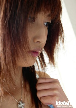 Japanese busty brunette teen
