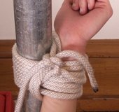 Hogtied tied