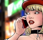 Masked Doms share a slutty redhead and blonde. Tourist Trap by Fernando.