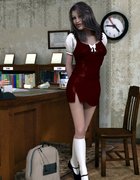 Girl sucks cock to avoid a harsher punishment