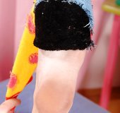 Russian socks fetish