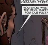 Red-haired subs are bound with rope. Classmates 2 Rude Awakening By Fernando.