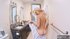 Slender blonde doll gets nude for intimacy