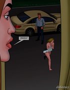Oral creampie before she exits the car naked. Bad Lieutenant 7 Whored