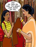 Indian lady is naked in the office